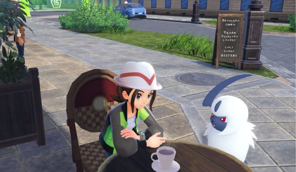 ポケモンレジェンズZA アブソル主人公 カフェ