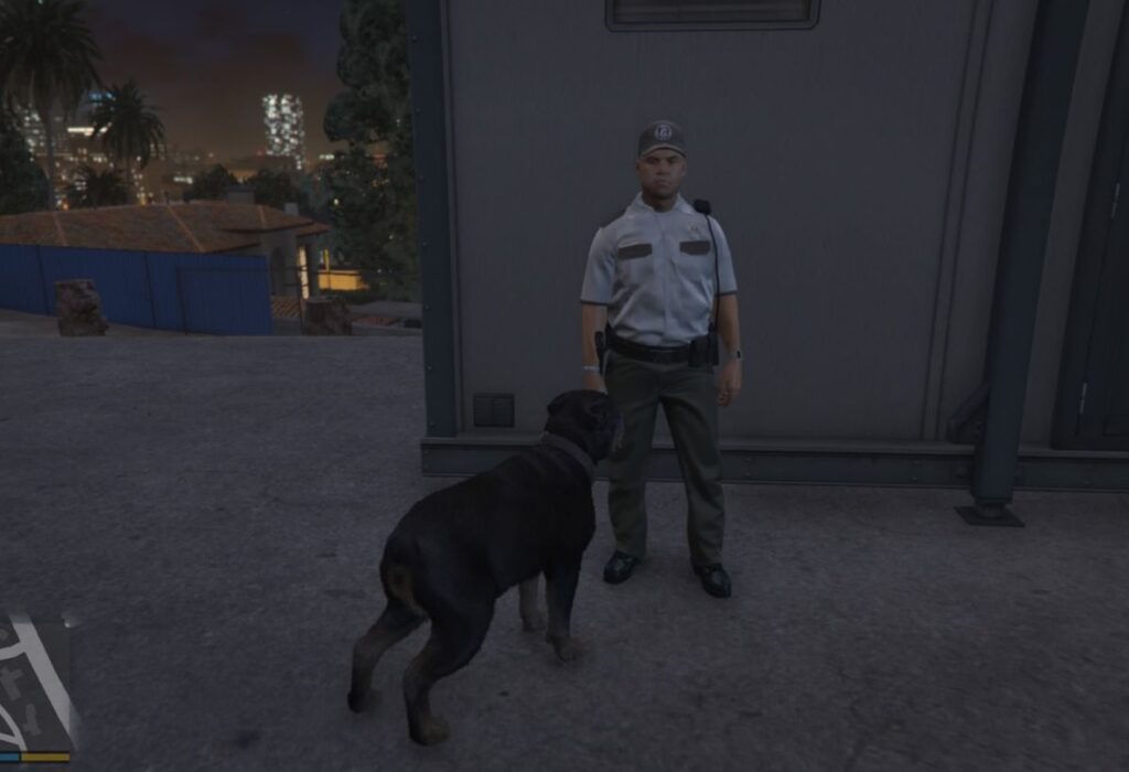 GTA5犬と警察