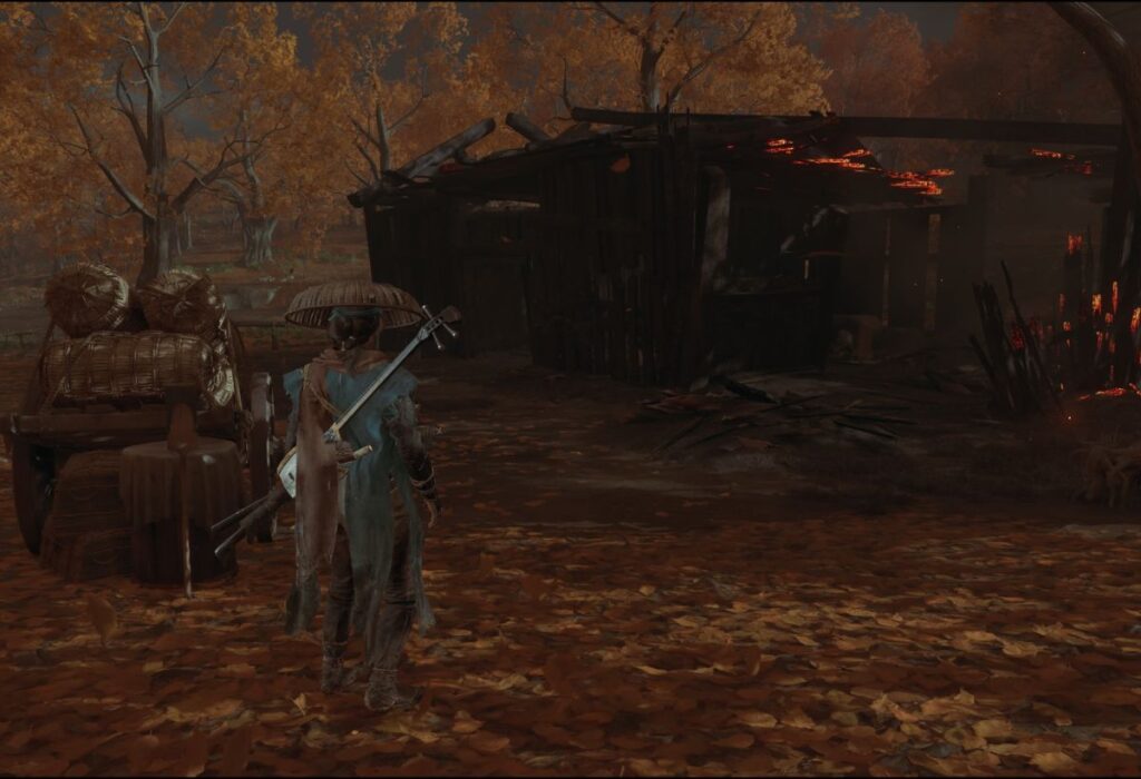 ゴーストオブヨウテイ 黒焦げの家と篤