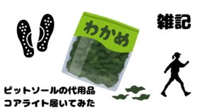 ピットソールの代用品はコアライト