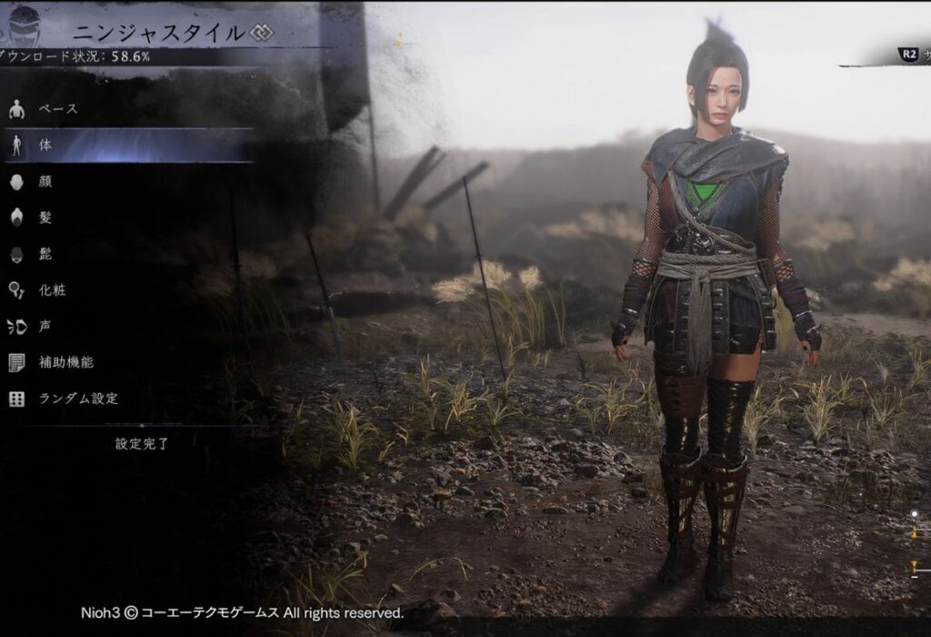 仁王3 キャラクリ